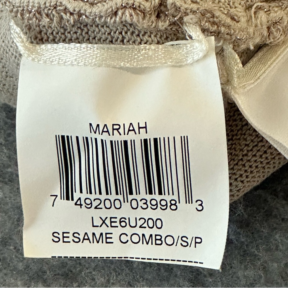 BCBGMaxAzria Taupe Layered Long Sleeve Dress - Picture 11 of 15